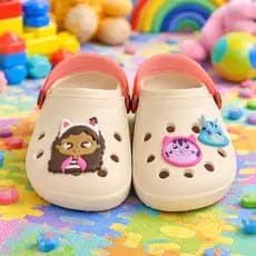 Sandália Infantil Turma Da Gabby Gatinhos Animados Divertido Macio Leve Antiderrapante Promoção