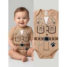 Body Bebe Temáticos 100% Algodão, Body Infantil, Roupa de Bebe, Presente Chá de Bebê Mesversário
