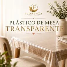 Toalha de Mesa Transparente Plástica PVC Ultra Resistente – Impermeável (4 a 12 Lugares)