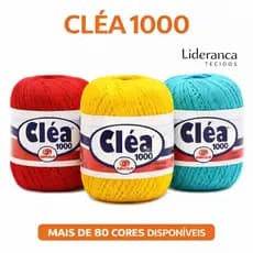 Linha Cléa 1000 Círculo – Fio Fino 100% Algodão para Crochê e Tricô