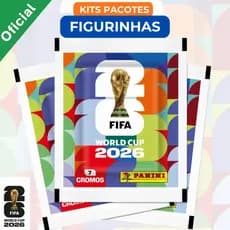 Kit Figurinhas do Album Copa Do Mundo 2026 Oficial Panini Fifa Pacote Sticker