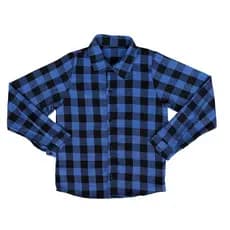 Camisa Xadrez Infantil Masculina Manga Longa Flanelada Quadrilha São João Arraia Festa Junina Premium Quadriculado Menin