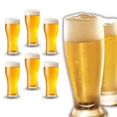 Jogo de Copo Taça para Cerveja Tulipa Chopp 6 unidades 290ml