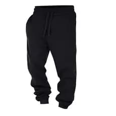 Calça Moletom Liso Casual Básica Flanelada Confortável Algodão