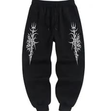 Calça Moletom Larga Street Unissex Flanelado Algodão Premium Confortável
