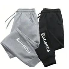 Calça Moletom Racionais Jogger Unissex Confortável Flanelada Escolha Cor Caimento Jogger