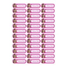 72 Etiquetas adesivas com foto/ etiquetas escolares/ adesivos personalizados para material escolar