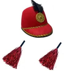 Chapéu Paquita Fantasia + par de pompom