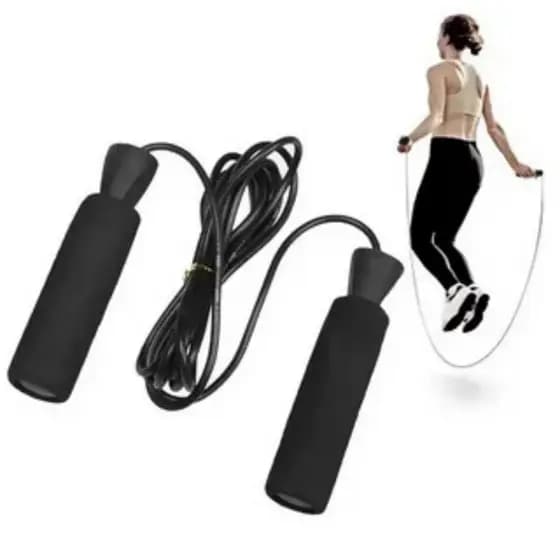 Pula Corda Com Punha-duras de Espuma Para treino Crossfit Profissional