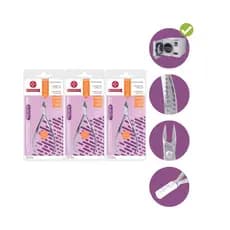 Kit 3 Alicates Cutícula 775 Profissional Manicures Mundial Aço Inox