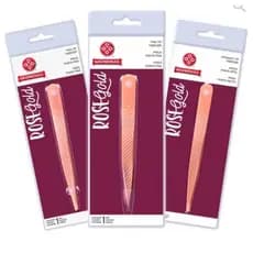Kit 3 Pinça Rose Gold Mundial