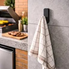 Kit Ganchos Adesivos Fortes Parede Ultra Resistente Para Toalhas Banheiros Cozinha Cabide Dupla Face