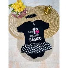Kit Bodysuit Pretinho Básico e Faixa