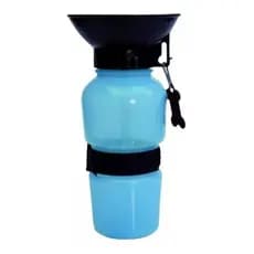 Bebedouro Portátil Napi Garrafa Squeeze Pet 500ml Antiderrapante Azul