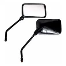 Retrovisor Modelo Mini Twister Preto Cb300 Titan Fan