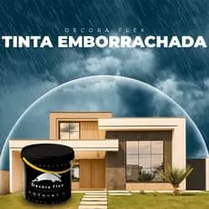 Tinta Borracha Líquida Emborrachada Super Elástica Impermeabilizante Proteção Contra Rachaduras Mofo