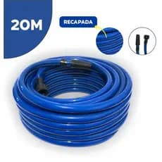 Mangueira De Jardim 20m Azul Recapada Multiflex Engate Bico