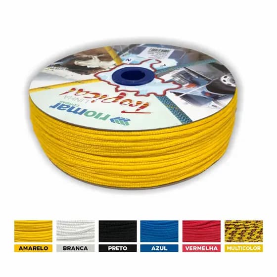 Corda Tropical Riomar Pp Seda Trançada 3mm A 6mm 165m A 625m