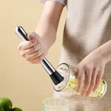 Socador Macerador Amassador De Caipirinha Inox Para Drinks Fruta E Gelo