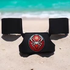 Boia Infantil Colete Salva Vidas Homem Aranha Kids Desenhos infantis Piscina e Praia Natação 25kg Não Fura sk 02