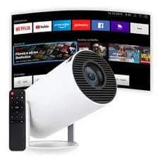 Projetor HY300 Android 11 Netflix Bluetooth 5G WiFi Home Cinema