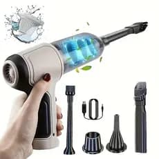 Mini Aspirador Portátil Carro e Casa Sem Fio Potente Aspirador de Pó