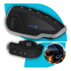 Intercomunicador Capacete V8 Controle Guidão Motos Carro Bluetooth Fácil