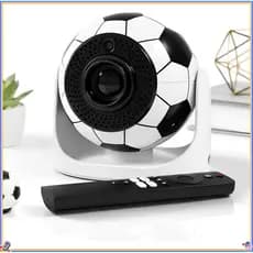 Projetor Futebol LED vlx Excelence Jy360 Android 13 WiFi Bluetooth 12000 Lumens Branco Home Cinema