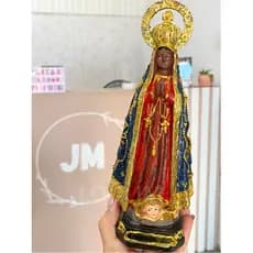 Nossa Senhora Aparecida Resina Com Resplendor 20cm