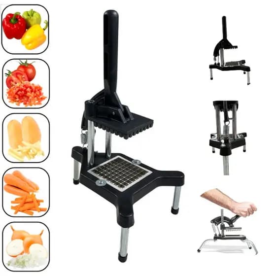 Picador Cortador Cabrita Fatiador de Legumes Batata Palito Frutas Cenoura Cebola Profissional