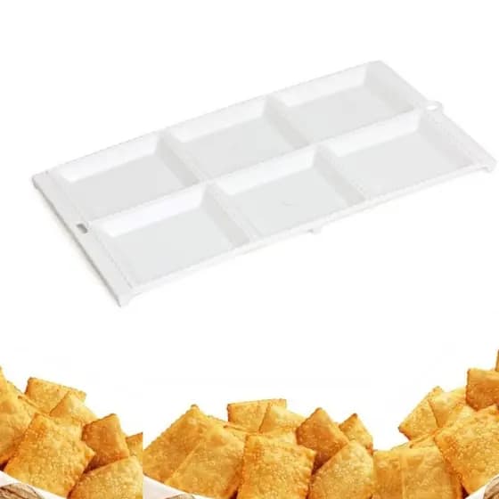 Forma Forminha Molde Para Pastel Pasteis Com 6 Cavidades Bpa Free