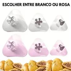 Modelador De Esfiha 3 Tamanhos e Biscoito Com 3 Formatos