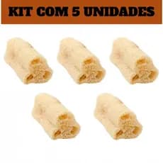 Kit Com 5 Bucha Esponja Vegetal Natural Ecológica Para Banho Esfoliação