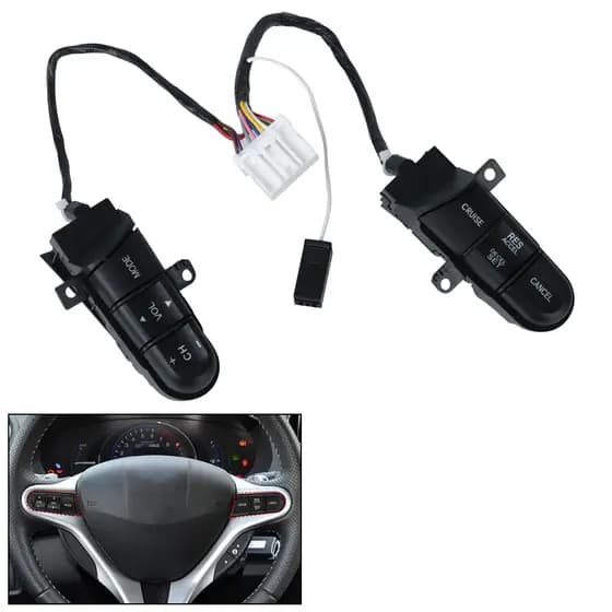 Para Honda Civic 2006-2011 Fit 2008-2013 City 2009-2014 Autopeças De Interruptor De Cruzeiro 36770-SNA-A12 Botões De Controle Do Volante