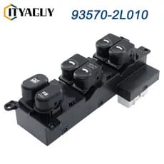 Botão Comando Vidro Porta Dianteira Esquerda Motorista AUTO DOWN Hyundai i30 93570-2L010 Chave De Controle Da Janela Dianteira Esquerda Do Carro Para 2008-2011 Hyundai I30 I30cw 935702L010 2L000