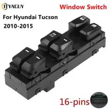 Interruptor De Janela Mestre De Energia Frontal Esquerda Do Lado Motorista Para Hyundai Tucson IX35 2009 2010 2011 2012