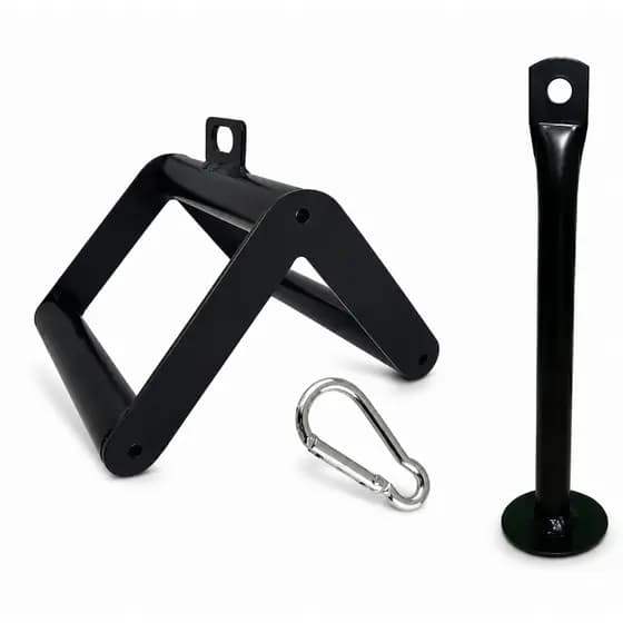 Triângulo Puxador C/ Suporte Sumo Aço Musculação Puxada Dorsal Mosquetão