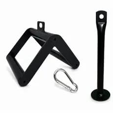 Triângulo Puxador C/ Suporte Sumo Aço Musculação Puxada Dorsal Mosquetão