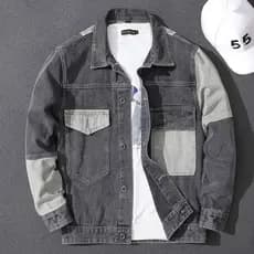 Macacão jaqueta masculina Street Wear outono inverno estilo 2026 na moda menino jaqueta masculina superior jaqueta jeans