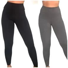 Calça Legging Leg Suplex Cós Duplo Básica Feminina Fitness Academia FitLin Grossa Esportiva Yoga Pilates Funcional Roupa De Inverno Adulto