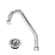 Tubo de Reposição Torneira Bica Móvel Com Arejador Articulado Inox Medida 3/4
