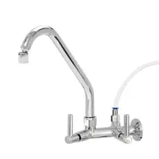 Torneira Cozinha Bica Movel Parede Com Arejador Articulado Saida Para Filtro Purificador abs 1/4 6,4 mm Engate Rápido