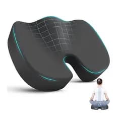 Almofada Assento Ortopédico Travesseiro Ergonômico Cadeira Corretor Postura Home Office