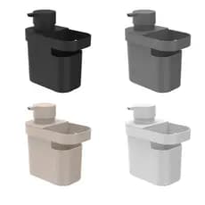 Dispenser Detergente Com Organizador de Pia 650ml Cozinha OU Promo