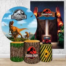 Capas Sublimadas Decorativas Diversos Modelos Temática Dinossauros Parque