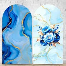 Capas E Painéis Festivos Sublimados em Helanca e Elástico Tema Flores