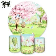 Capas Paineis de Festa Sublimados Vários Modelos Tema Jardim