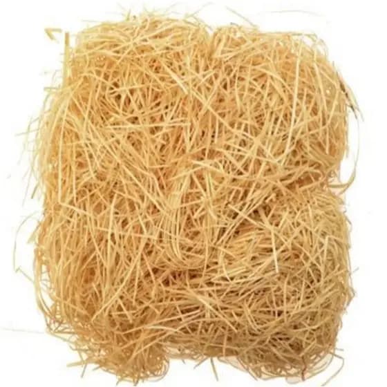 palha de madeira natural pinus decoração de cesta proteção enfeite rustica 40g