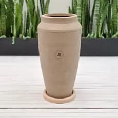 Vaso para Flores Decorativo em Polietileno 56cm Jarro Resistente Moderno Grafiato