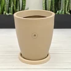 Vaso para Plantas em Polietileno Grande Decorativo Jardim Sala Varanda Grafiato Resistente UV 40cm